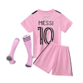 Pikkukuva 1 / 4: Jalkapallopaidat lapsille pojat ja tytöt #10 Messi Fanipaita Jalkapallo Nuorten harjoitusvaatteet Jalkapalloharjoituspuku-FA2- 22#