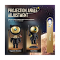 Miniatyrbilde 2 av 5: Stjerneprojektor Galaxy Nattlys - Astronaut Romprojektor, Stjernehimmel Taklampe Med Timer Fjernkontroll Black