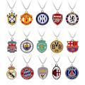 Miniatyrbild 3 av 3: Bakad lackerad vändbart halsband med orm- och benkedja - Fanhalsband för fotbollsklubb, födelsedag Barcelona
