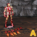 Pikkukuva 1 / 4: Zd Toys Marvel Iron Man Mk1 Mk2 Mk3 Mk4 Mk5 Mk6 Mk7 Mk42 Mk43 7\" Elokuva Actionfigur Iron-man Mark 1 2 3 4 5 6 7 42 43 Legends C MK43 A - Loose