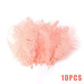 Miniatyrbild 3 av 4: 10-50-pack 30-35 cm Stora strutsfjädrar Plume Hantverk Bröllopsfestdekorationer Rosa 10