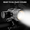 Miniatyrbillede 2 af 5: Z30 15000lm T6 LED-cykellysæt USB genopladelig forlygte/lommelygte vandtæt zoombar cykellampe til cykel