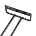 Miniatyrbillede 4 af 5: Vinglasstativ Hængende Hyldeholder Hanger Organizer Under Cabinet Opbevaring 2PCS Sort black