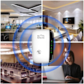 Miniatyrbild 7 av 7: 2023 Nyaste WiFi Extender, WiFi Booster, Internet Booster - med Ethernet-port, snabb installation, trådlös signalförstärkare för hemmet