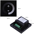 Miniatyrbillede 2 af 5: DC 12V-24V Dimmerkontakt Vægmonteret Touch Panel Controller