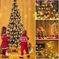 Pikkukuva 2 / 4: Jouluvalot, 6M 40LED Lumihiutalevalot USB ja Batte