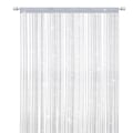 Miniatyrbild 1 av 5: Stringgardiner Dörr Mygggardin, Elegant Divider Tofs Gardin för heminredning, Skiljegardin för dörrar och fönster, Vit (100x200cm)