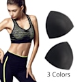 Miniatyrbilde 6 av 10: 3 par trekant BH-innlegg BH-innlegg skum bryst push-up pads