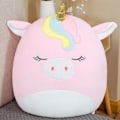 Miniatyrbillede 3 af 5: 20 cm Squishmallows Børnebamser Blå Grøn Pink Ko Bløde Plyslegetøj DB 20 cm