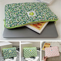 Miniatyrbild 10 av 10: Laptop Sleeve Case Väska Liner Bag 14 TUM GRÖN BLOMMA 14inchGreen Flower