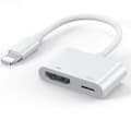 SiGN Lightning till HDMI-adapter 5V, 1A - Vit white 35