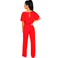 Pikkukuva 5 / 5: Dam Jumpsuit Romper Rantalomatka Raka ben Punainen Red L