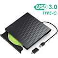 Miniatyrbild 1 av 4: Extern CD/DVD-enhet, Kingbox USB 3.0 Typ C lättvikt