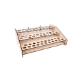 Miniatyrbild 1 av 5: Träfärgställ Modulärt Fäste Organizer Förvaring 74 hål 3 nivåer 124