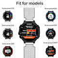 Pikkukuva 2 / 2: Kaksiväriset rannekkeet Garmin Forerunner 230 / 235 / 620 / 630 / 735XT