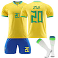 Miniatyrbillede 1 af 6: Barn / Voksen 22 23 Fodbold VM Brasilien Sæt Vinjr-20 vinjr-20 #xs
