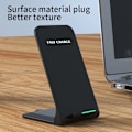 Miniatyrbillede 5 af 5: 30W Trådløs Hurtiglader til iPhone 15 14 13 12 ProMax 11 Stativ Hurtiglader til Samsung Note 20/10 S21 Ultra Foldbar White