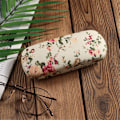Miniatyrbillede 5 af 10: Brilleretui Solbriller Holder CASE BLOMMARBLOM sort black Flower-Flower