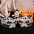 Miniatyrbild 3 av 5: Halloween Godisskål med Hoppande Skeletthand, Läskig Dekoration