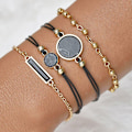 Pikkukuva 7 / 10: Kello Quartz Rannekello MUSTA Black