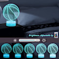 Miniatyrbilde 2 av 5: Basket nattlys - 3D LED-lampe med fjernkontroll