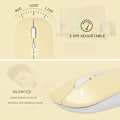 Pikkukuva 2 / 5: Langaton näppäimistö ja hiiri - Ladattava ohut Bluetooth-näppäimistö ja hiiri -setti, hiljainen Bluetooth-hiiri, langaton näppäimistö yhteensopiva YELLOW