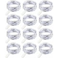 Pikkukuva 1 / 4: 12 kpl Mini LED-paristokäyttöisiä valosarjoja, 20 LED kuparilankavaloa