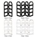 Miniatyrbillede 2 af 10: Ørestik Display Holder Ørestikke Display Stativ CLEAR 4 FANS klar 4 fans clear