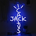 Miniatyrbild 1 av 5: Kaktus Jack Neonskylt Gröna Ord Neonljusskylt Väggkonst Neonljus För Rap Pratar Västkusten Light Up Hängskylt för sovrum Hem Bar Pub Party