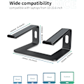 Miniatyrbillede 2 af 5: Ergonomisk bærbar computer stand til Mac MacBook Pro Air og alle Apple bærbare computere, kompakt bærbar bærbar computer stand til 10-15,6 tommer bærbar computer