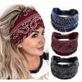 Bohend Boho pannband bred yoga stretchig bandeau-FA-