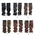 Miniatyrbilde 2 av 4: Clip in Ponytail / Hårförlengelse, hestehale, krøllete - 12 farger-X Ponytail - 2