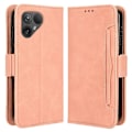 Miniatyrbilde 1 av 5: Etui til Fairphone 5, anti-ripes Folio Flip PU Lærdekoffert Pink