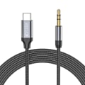 Miniatyrbild 1 av 4: Tech-Protect USB-C till Aux Mini (3,5 mm) Kabel 120 cm Svart 50