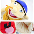 Miniatyrbillede 5 af 5: Jeffy Puppet Jeffy Hand Puppet Tegneserie plysjlegetøj Stoppet dukke Girl