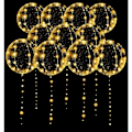 Pikkukuva 2 / 5: LED-ilmapallot 10 kpl, valaistuvat ilmapallot 20 tuuman kirkas helium Bob