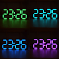 Pikkukuva 3 / 5: Kello DS3231 4-numeroinen DIY digitaalinen LED-kellosarja sateenkaaren värillä