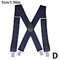 Miniatyrbild 1 av 11: Svarta justerbara hängslen Herr Unisex byxor Elastic Sch blue oen-size