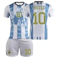 Pikkukuva 1 / 5: MIA MI Messi Camiseta No10 Jalkapallopaita Poika Lapsi T-paita Set Aikuinen Urheiluvaatteet Tyttö Urheilupuku Suojavaatteet Cosplay Kit F3 F3 Xs