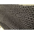 Miniatyrbillede 3 af 5: 2 stk Chunky Knit Chenille Garn til Håndstrikning af Tæpper, Super Blødt Stort Jumbo Tæppe Garn (Mørkegrå)
