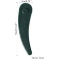 Miniatyrbillede 2 af 5: 24 stk. Plastskæreblad til græsslåmaskine - Udskiftningsklinger til Bosch Art ART23-18Li Art 26-18Li Trimmer - 84 x 23 x 1 mm