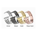 Miniatyrbillede 5 af 10: Apple Watch 4 - 44 mm - Elegant stållænke (Rustfrit Stål) Silver