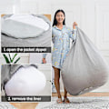 Pikkukuva 4 / 5: Innerfoder För Bean Bag Cover Sits Lazy Sofa No Filler - Easy C