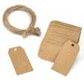 Papirlapper med snor, 100-pak Beige-FA-