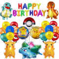 Miniatyrbilde 2 av 5: Po.Ke.Mon Ballonger Ålder set Folie Latex ballonger Barn Födelsedagsfest dekoration Pikachu Birthday Set 03