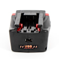 Miniatyrbillede 3 af 5: Milwaukee M18 18v Lithium Batteri Konverter Adapter til V18 48-11 Xc Serie Lithium Batterier Nimh Batteri Elværktøj med USB
