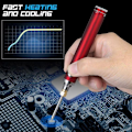 Miniatyrbillede 3 af 5: 5V 15W USB Genopladelig Loddekolbe red