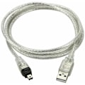 Miniatyrbild 1 av 5: USB-hane till Firewire IEEE 1394 4-stifts hane iLink-adapterkabel för Sony DCR-TRV75E DV