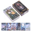 Pikkukuva 1 / 5: Elementvisdom Tarot-kortit Profetia Ennustaminen Pakka Juhla Monivärinen Yksi Koko
