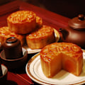 Pikkukuva 3 / 5: Midhöstfestivalen Handpressad Mooncake Form, Mung Bean Cake Form, Konditorivaror, Köksmaterial, DIY Material (16 stycken, vit, 4 hinkar + 12 skärbrädor)